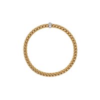 Bracciale Fope Donna Vendôme in Oro giallo Diamante 0.10 Ct 56002BX_BB_G_XBX_00M - 56002BX_BB_G_XBX_00M